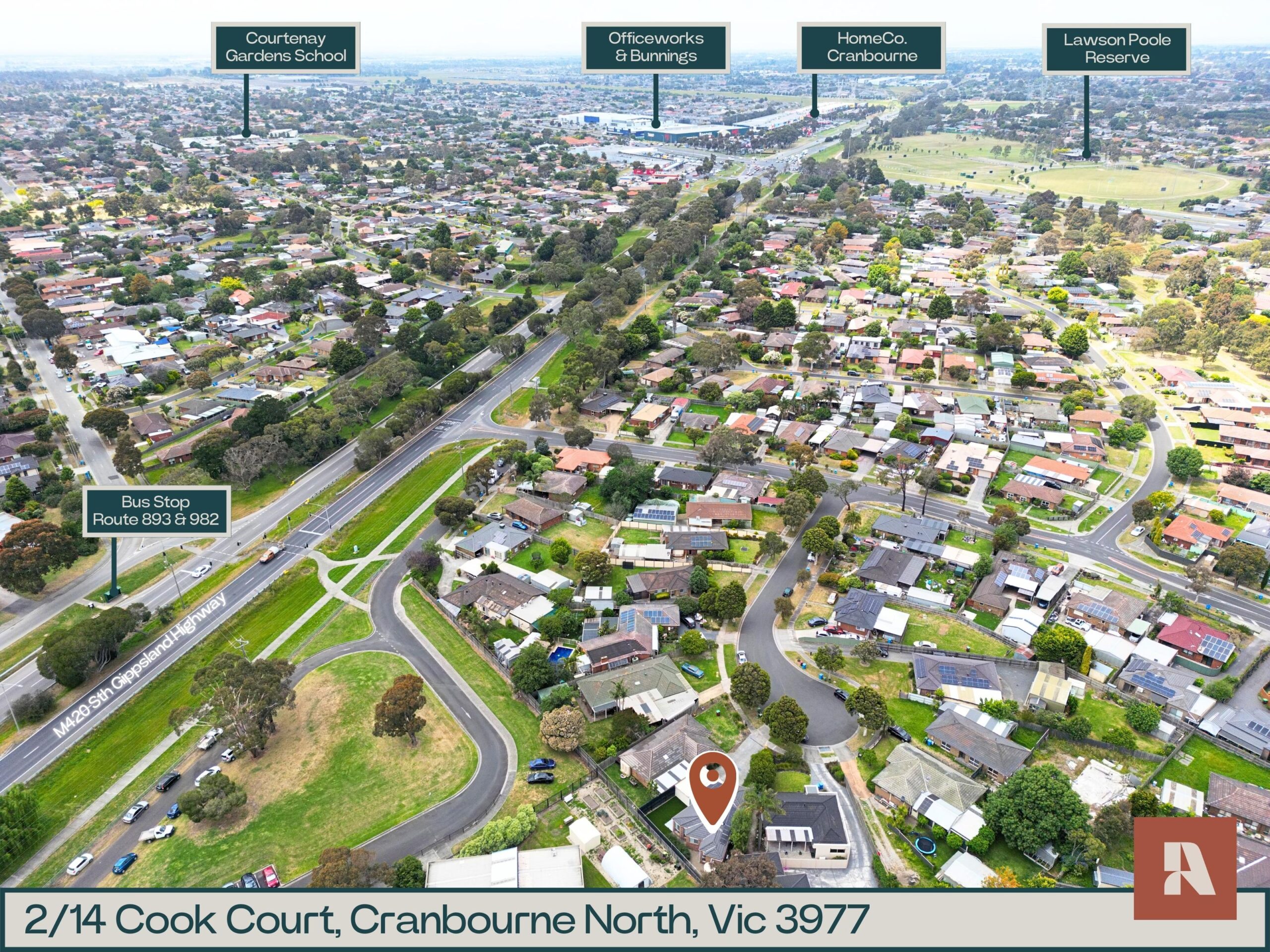 2/14 Cook Court, CRANBOURNE NORTH, VIC 3977